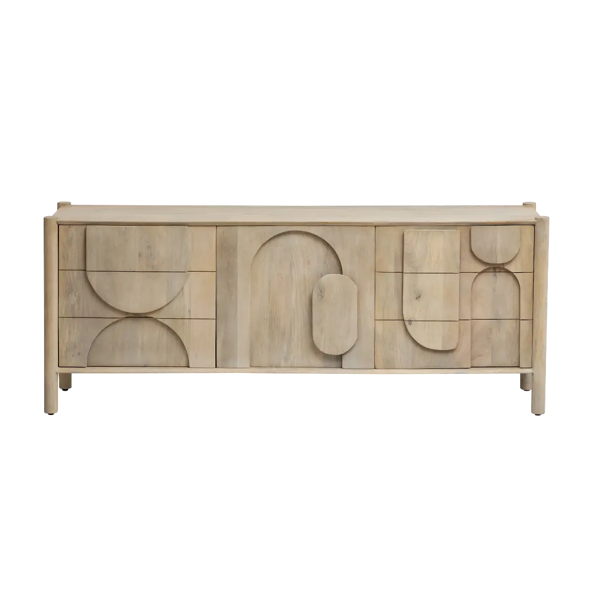 Lysia mango wood sideboard - Image 4