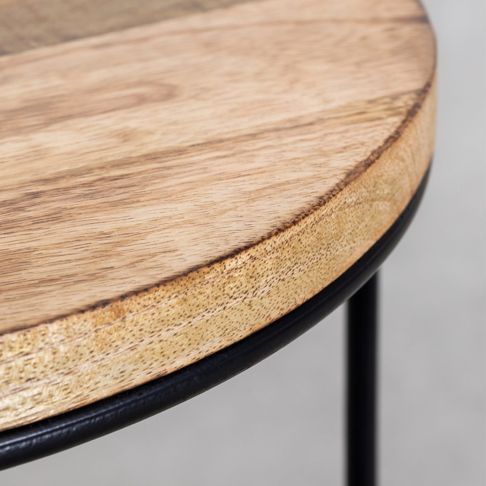 Albert Premium Round Metal End Table - Image 4