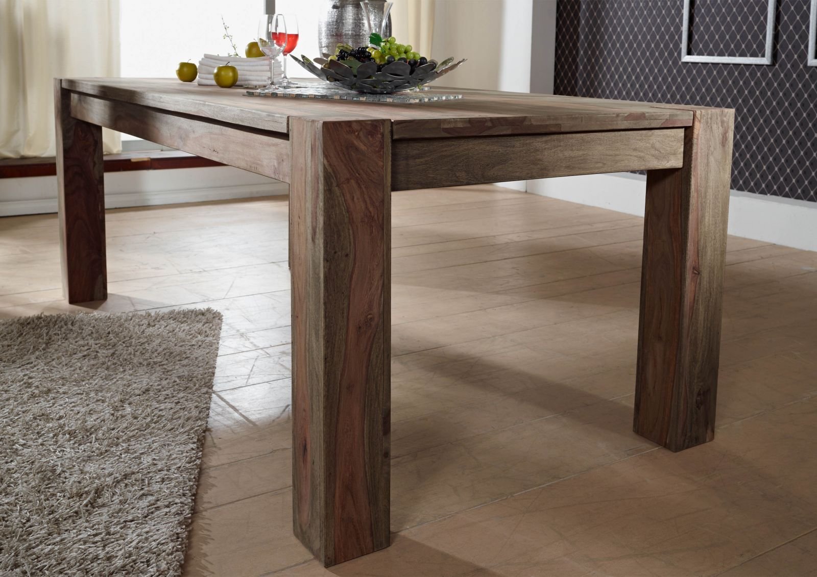 Grayse Sheesham Dining Table - Image 4