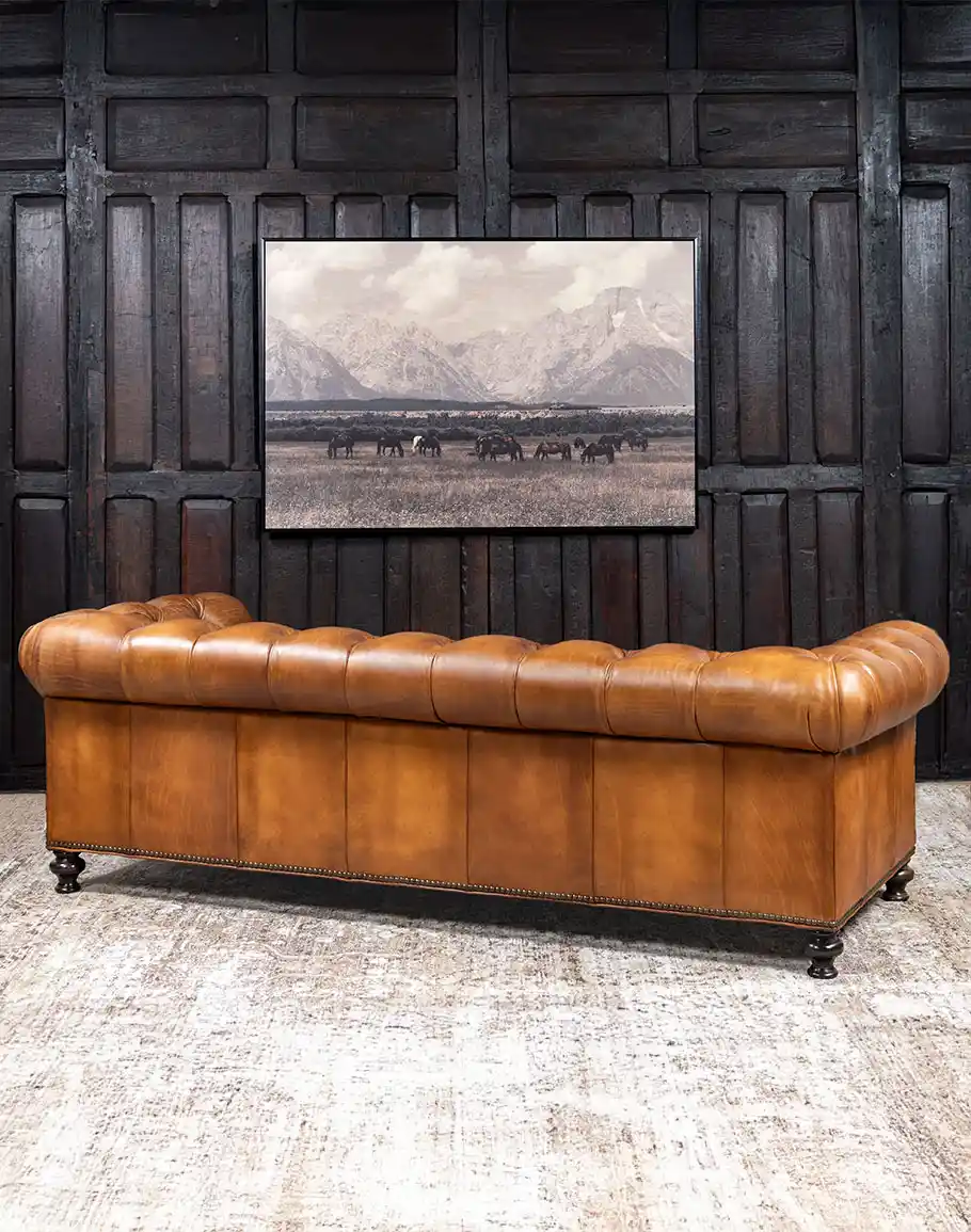 Chesterfield Samuel Leather Sofa - Image 4