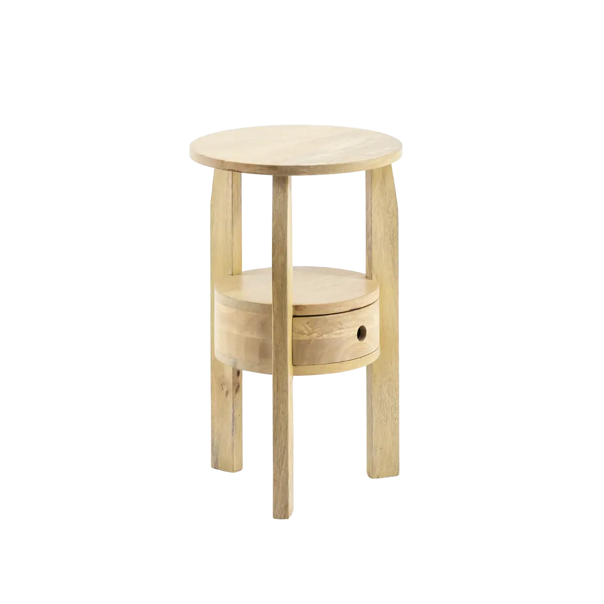 Romeo mango wood bedside table - Image 4