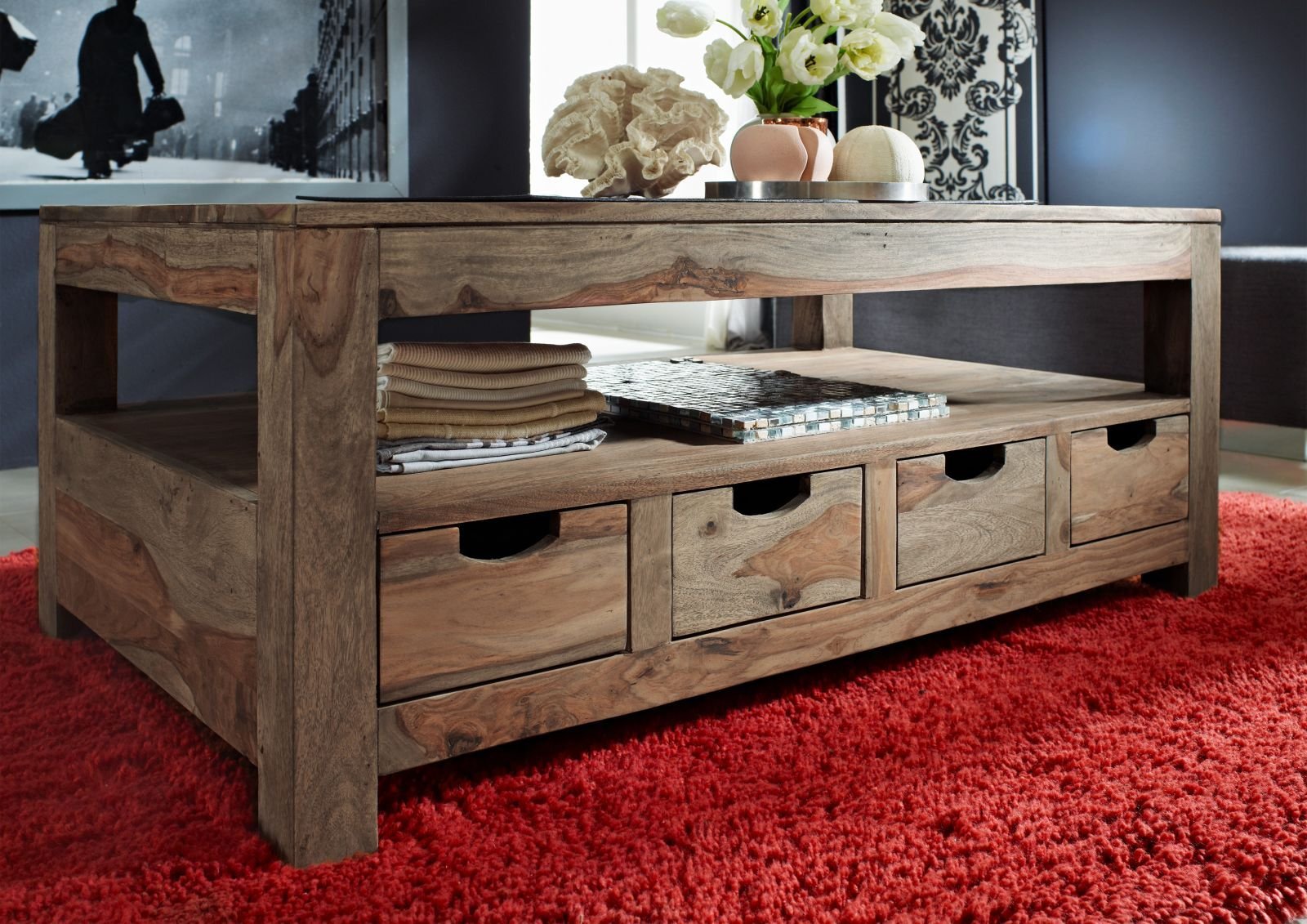 Grayse Sheesham Coffee Table - Image 4
