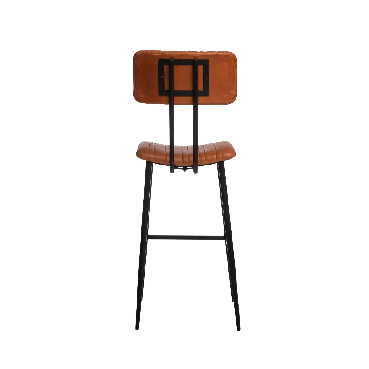Kaal brown leather bar stool - Image 5