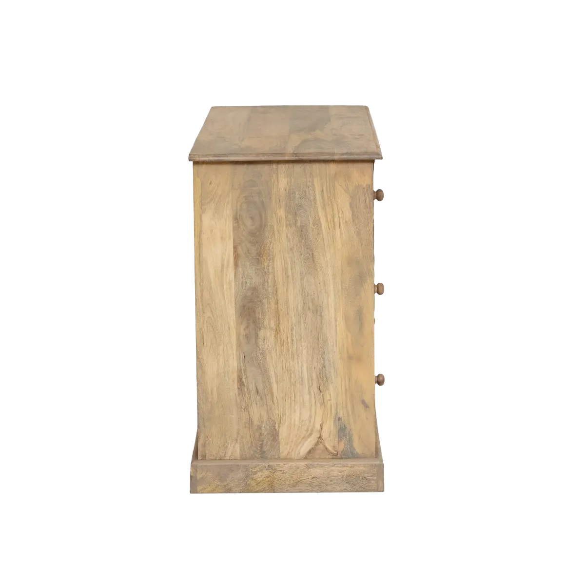 Advanie carved mango wood chest of drawers - Image 5