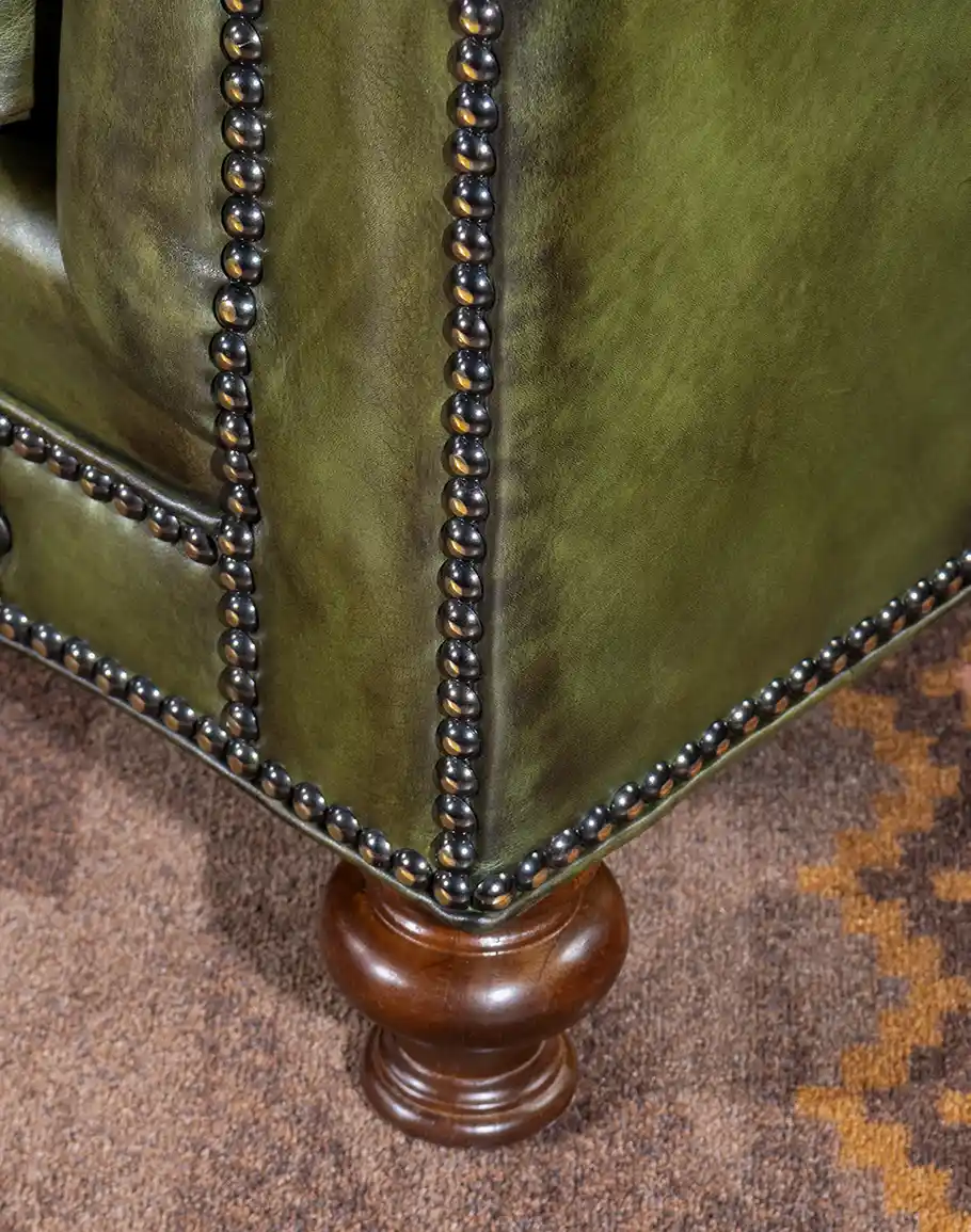 Chesterfield Brooklyn Leather Sofa - Image 5