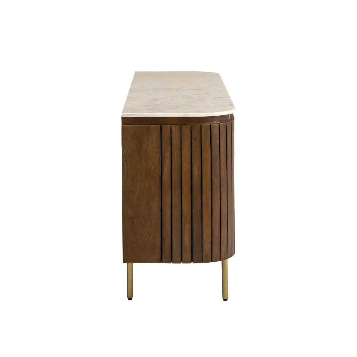 6-drawer chest in mango wood and liena marble - Image 6