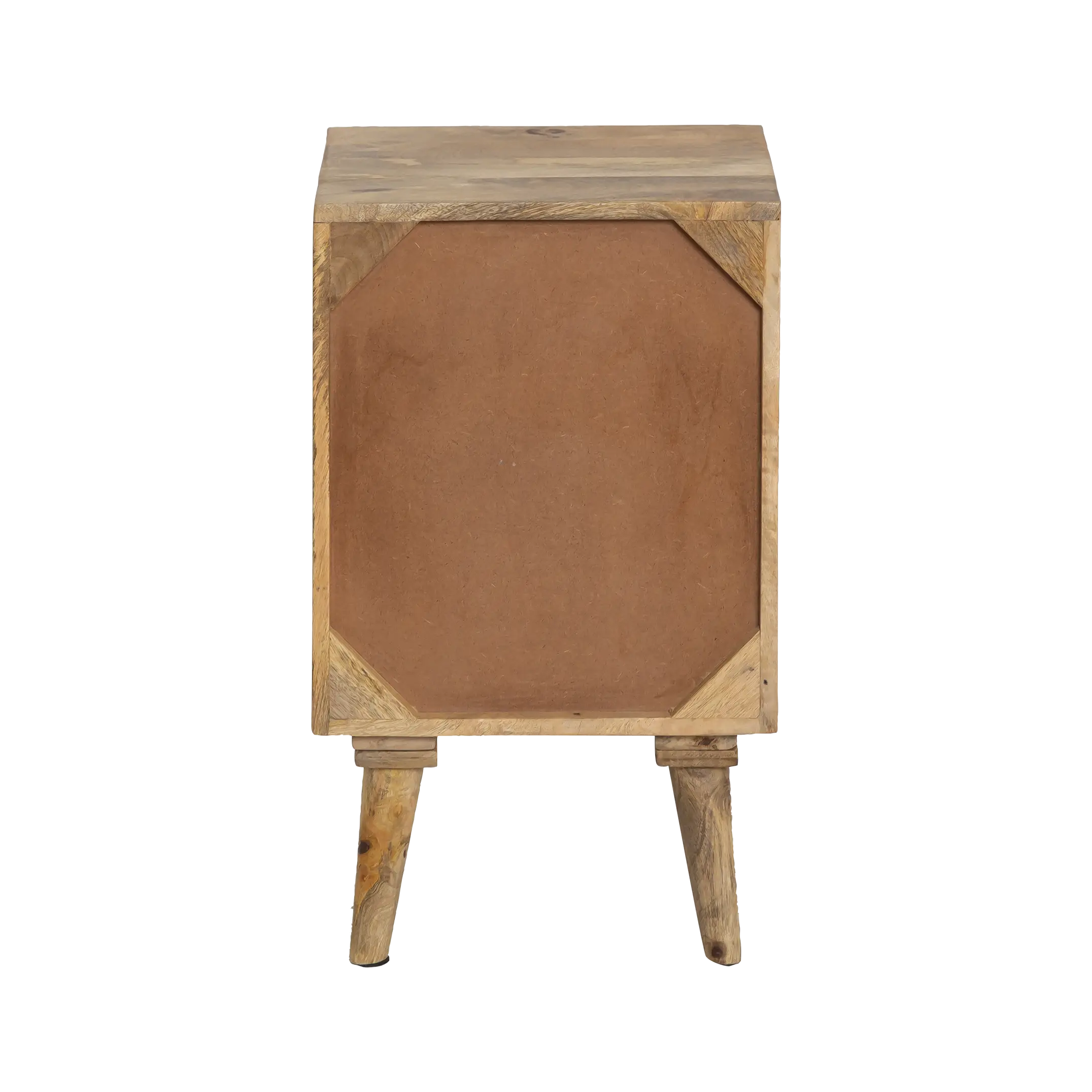 Java Mango Wood Bedside Table with 4 Drawers - Image 5