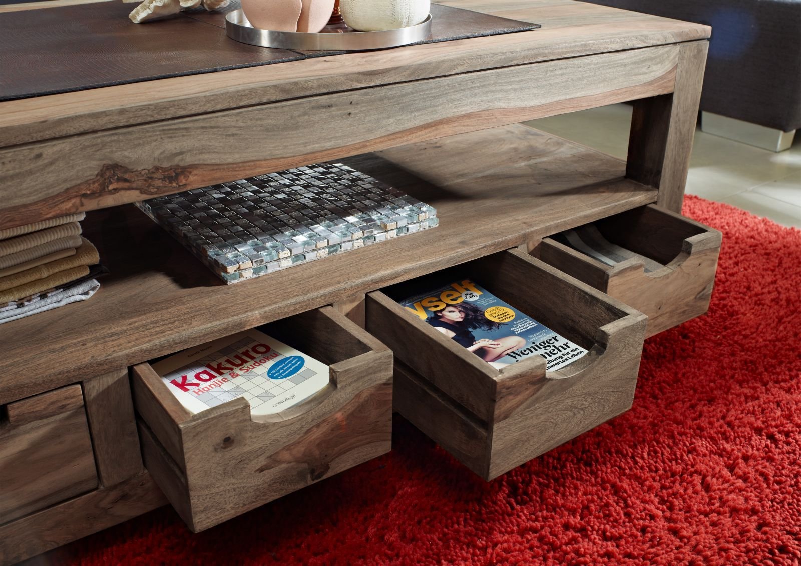 Grayse Sheesham Coffee Table - Image 5