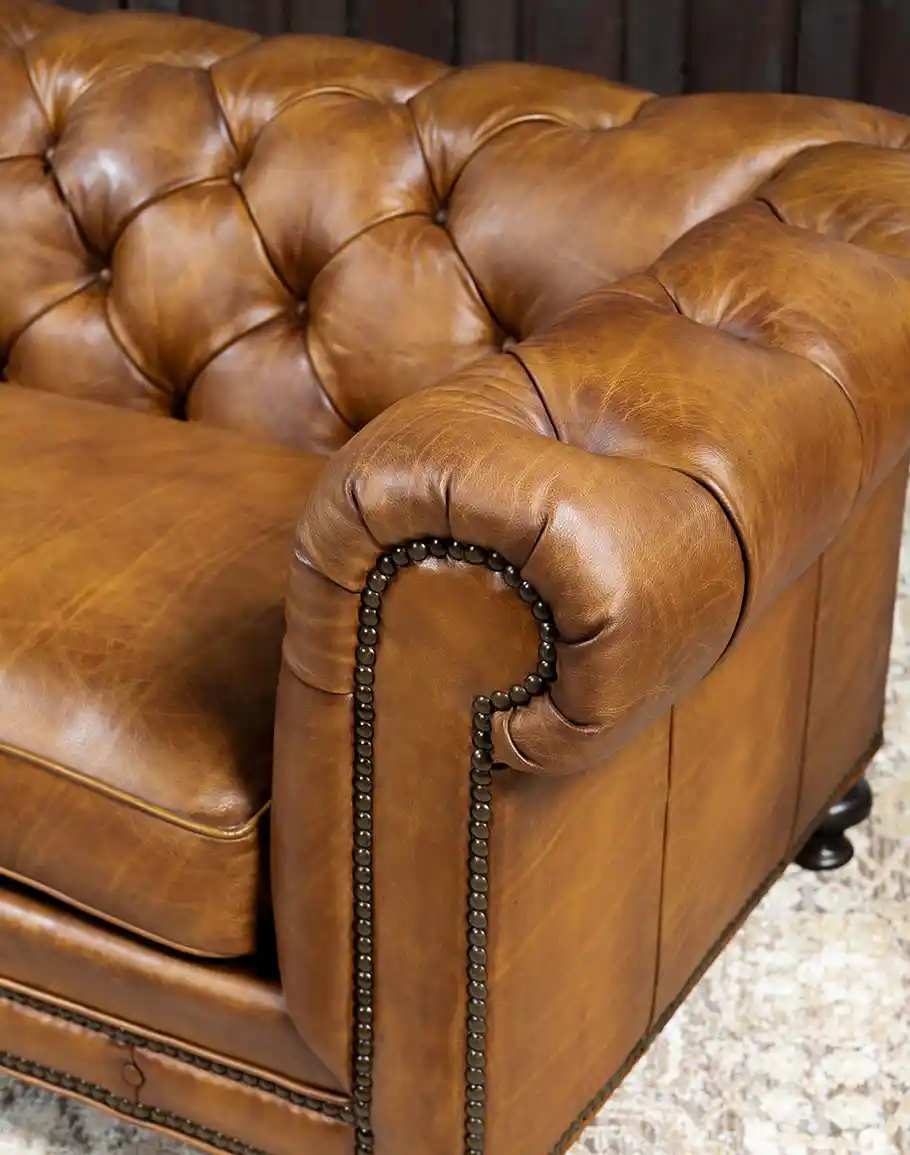 Chesterfield Samuel Leather Sofa - Image 6