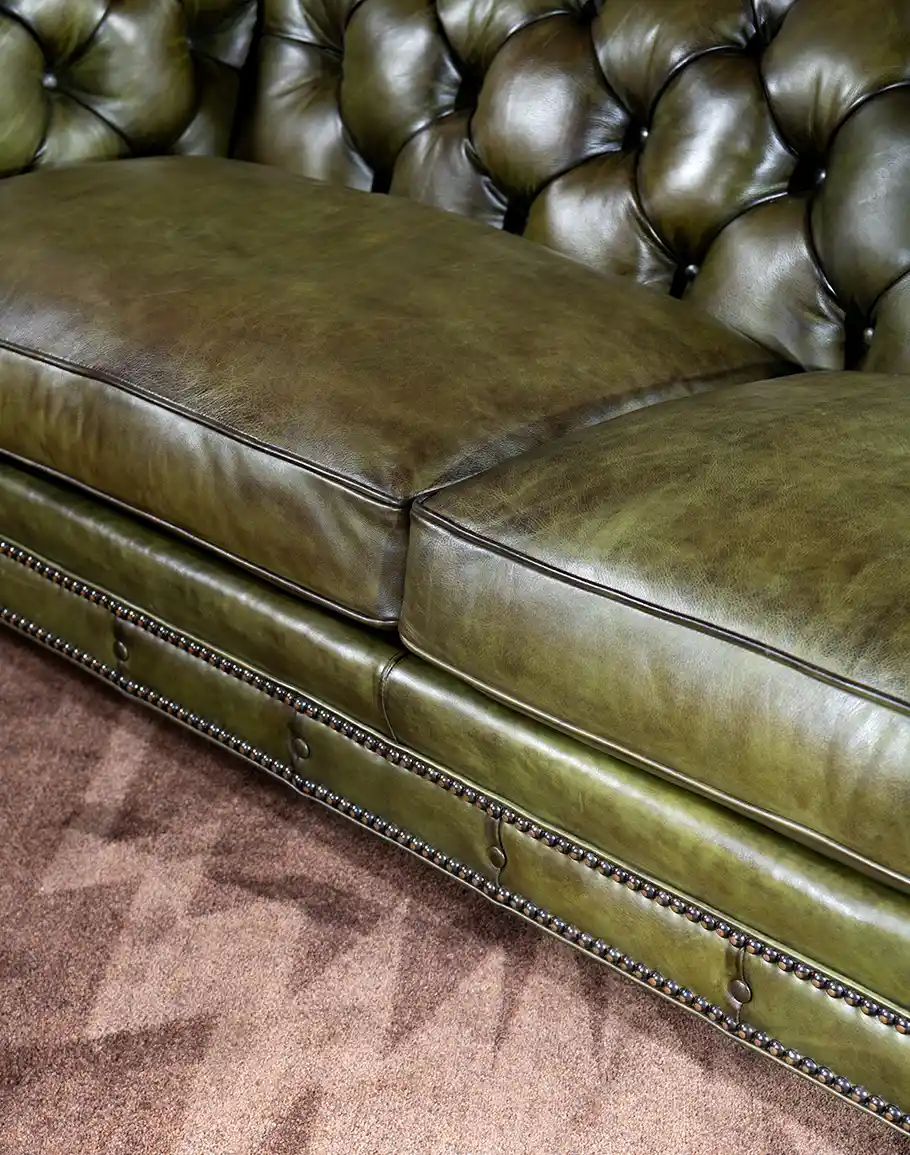 Chesterfield Brooklyn Leather Sofa - Image 6