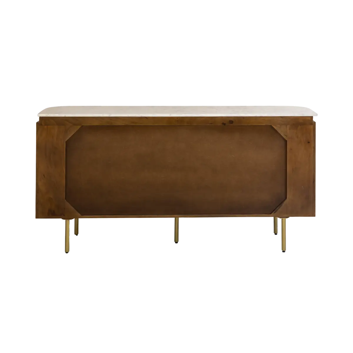 6-drawer chest in mango wood and liena marble - Image 7
