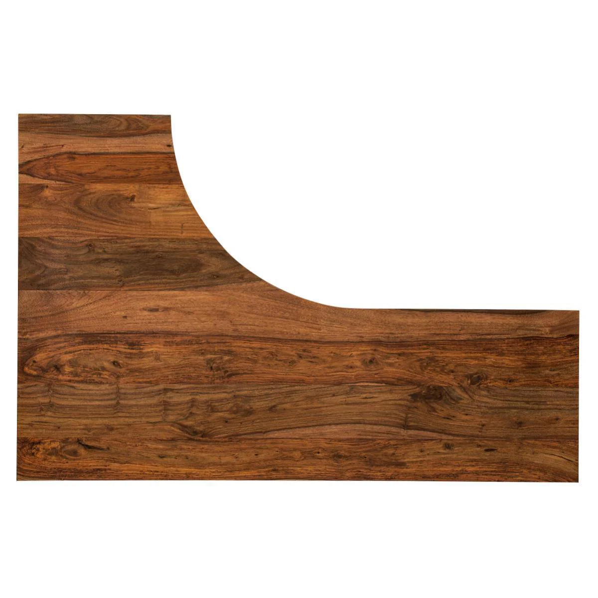 Amer L Shape Sheesham Wood Study Desk - Image 6