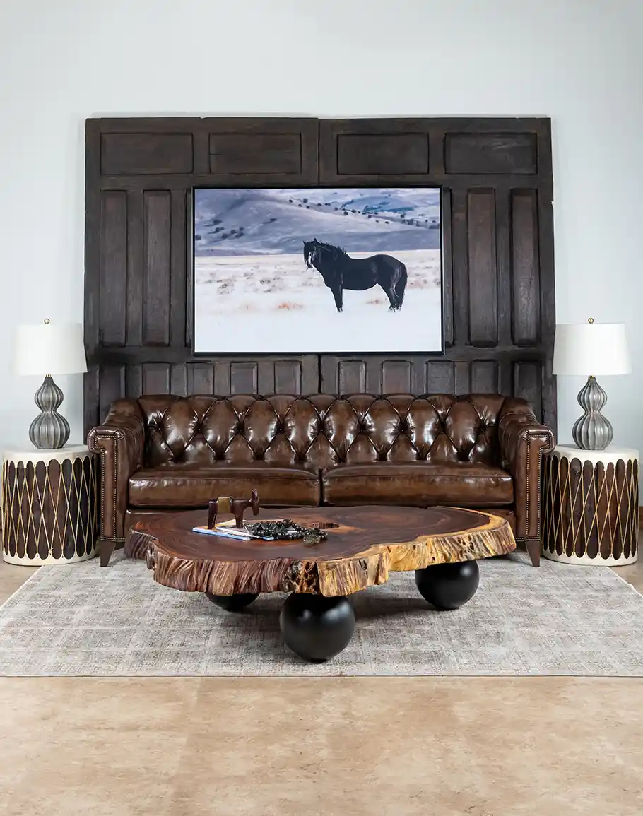 Chesterfield Lancaster Leather Sofa - Image 7