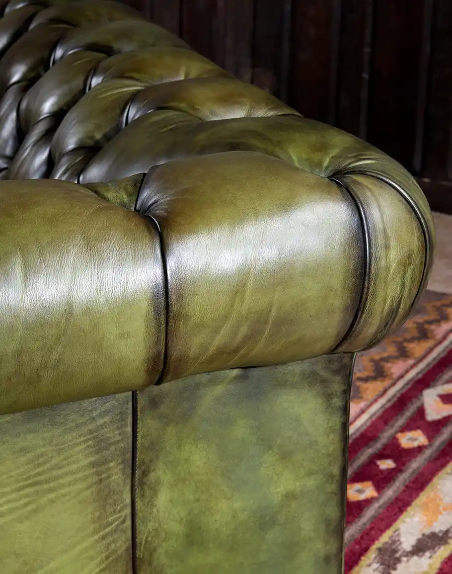 Chesterfield Brooklyn Leather Sofa - Image 7