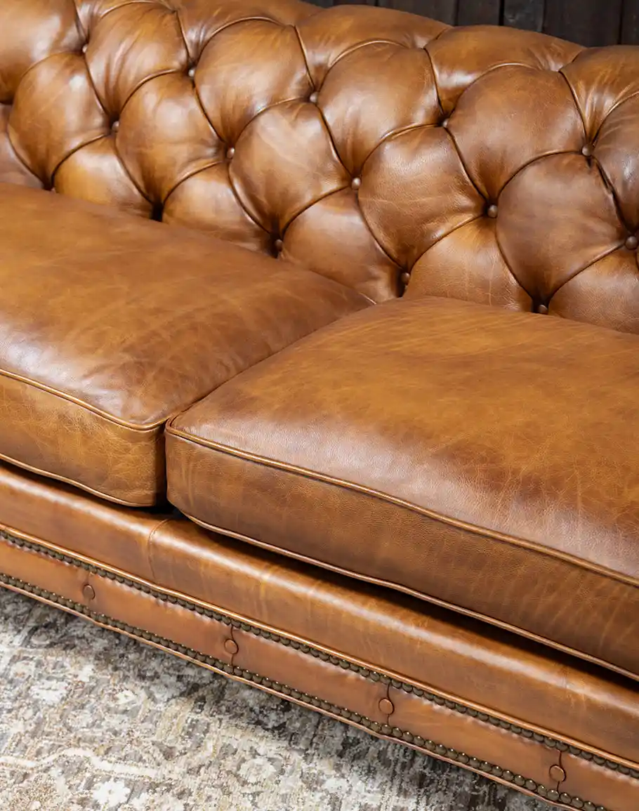 Chesterfield Samuel Leather Sofa - Image 7