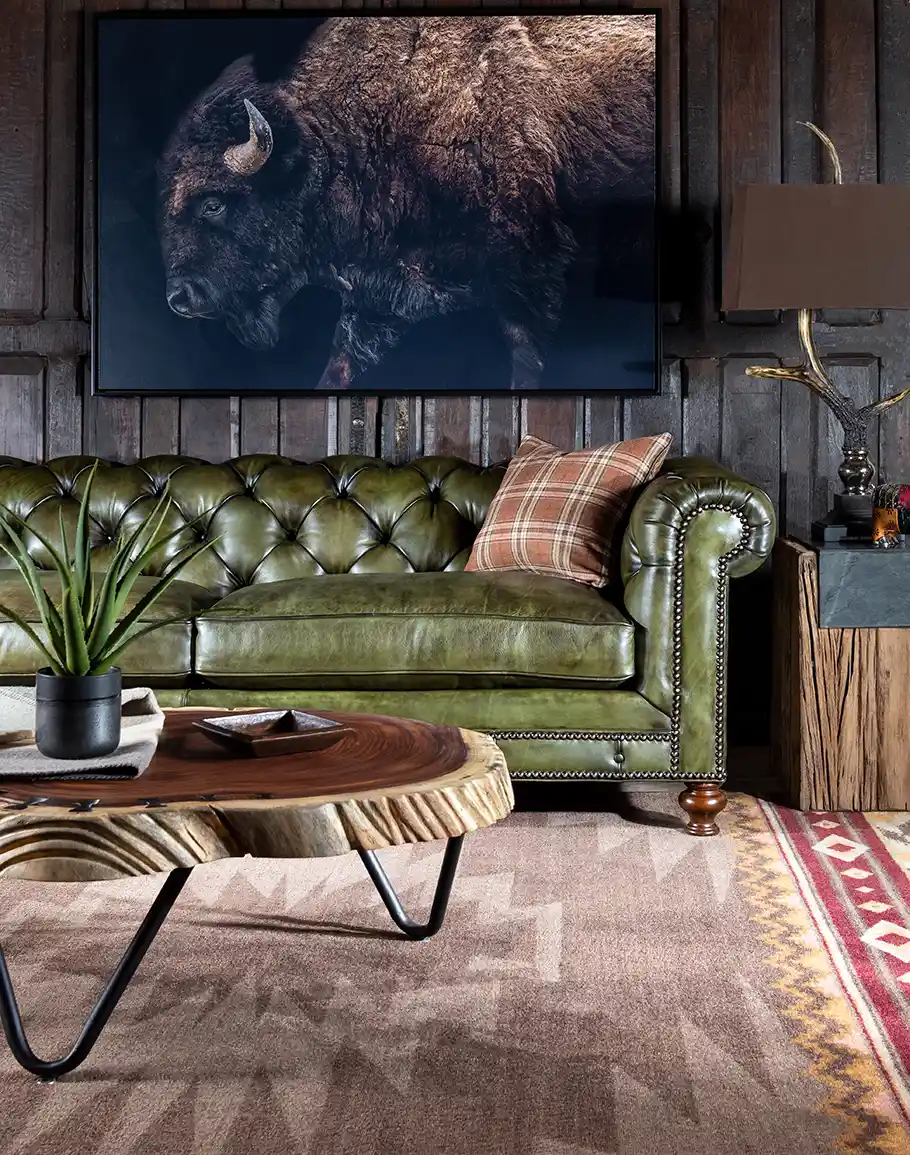 Chesterfield Brooklyn Leather Sofa - Image 8