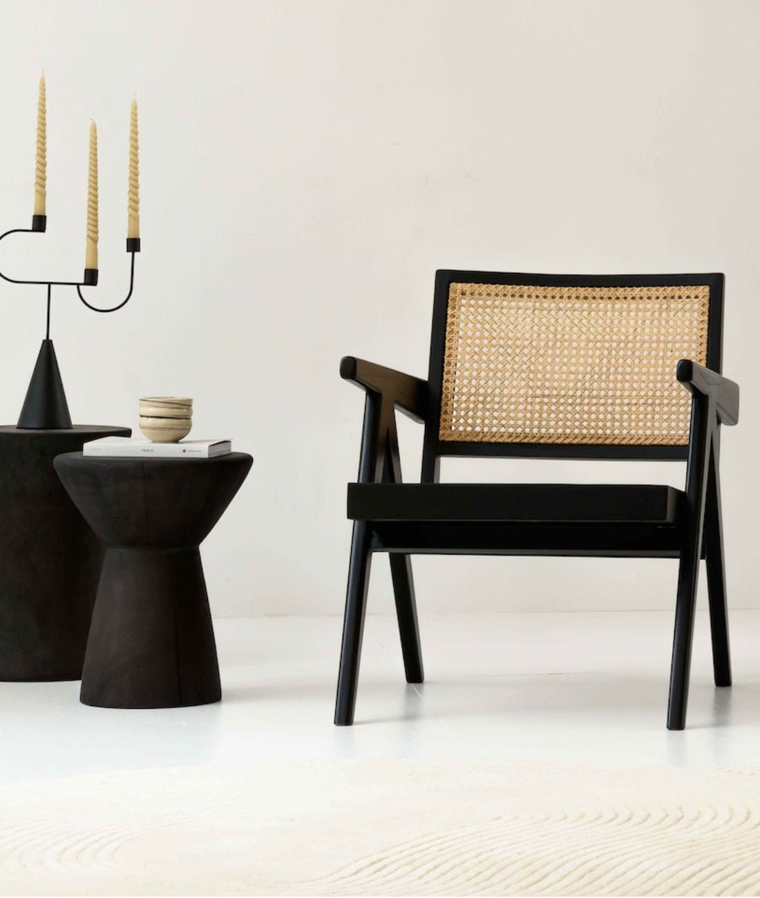 Mandor Traditional Chandigarh Designed Premium Cane Accent Chair - Image 3