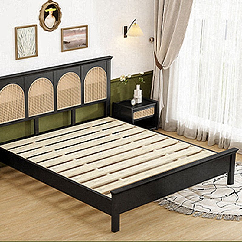 Mandor Premium Solid Wood Cane Bed - Image 7