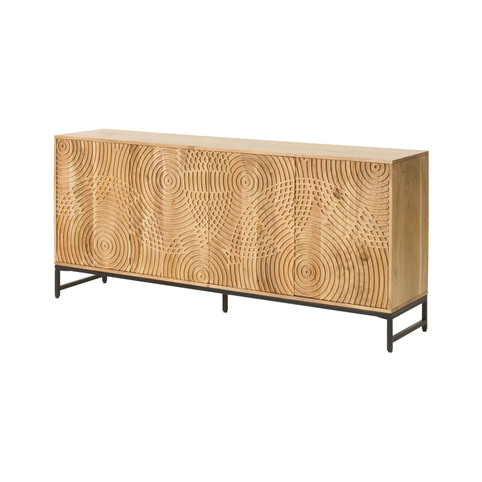 Earth Premium Acacia Wood Sideboard - Image 2