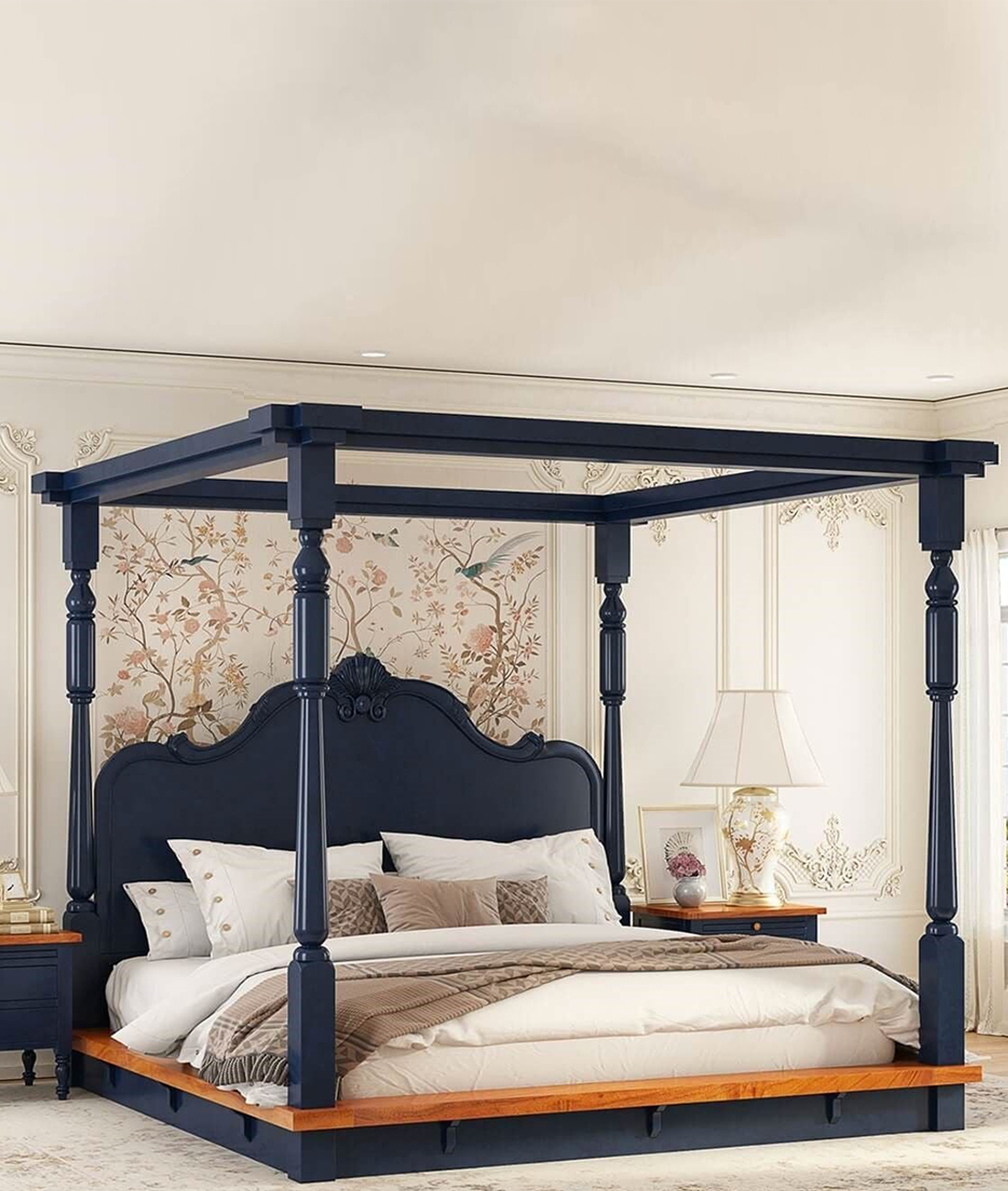 Orchid Poster Bed - Image 3