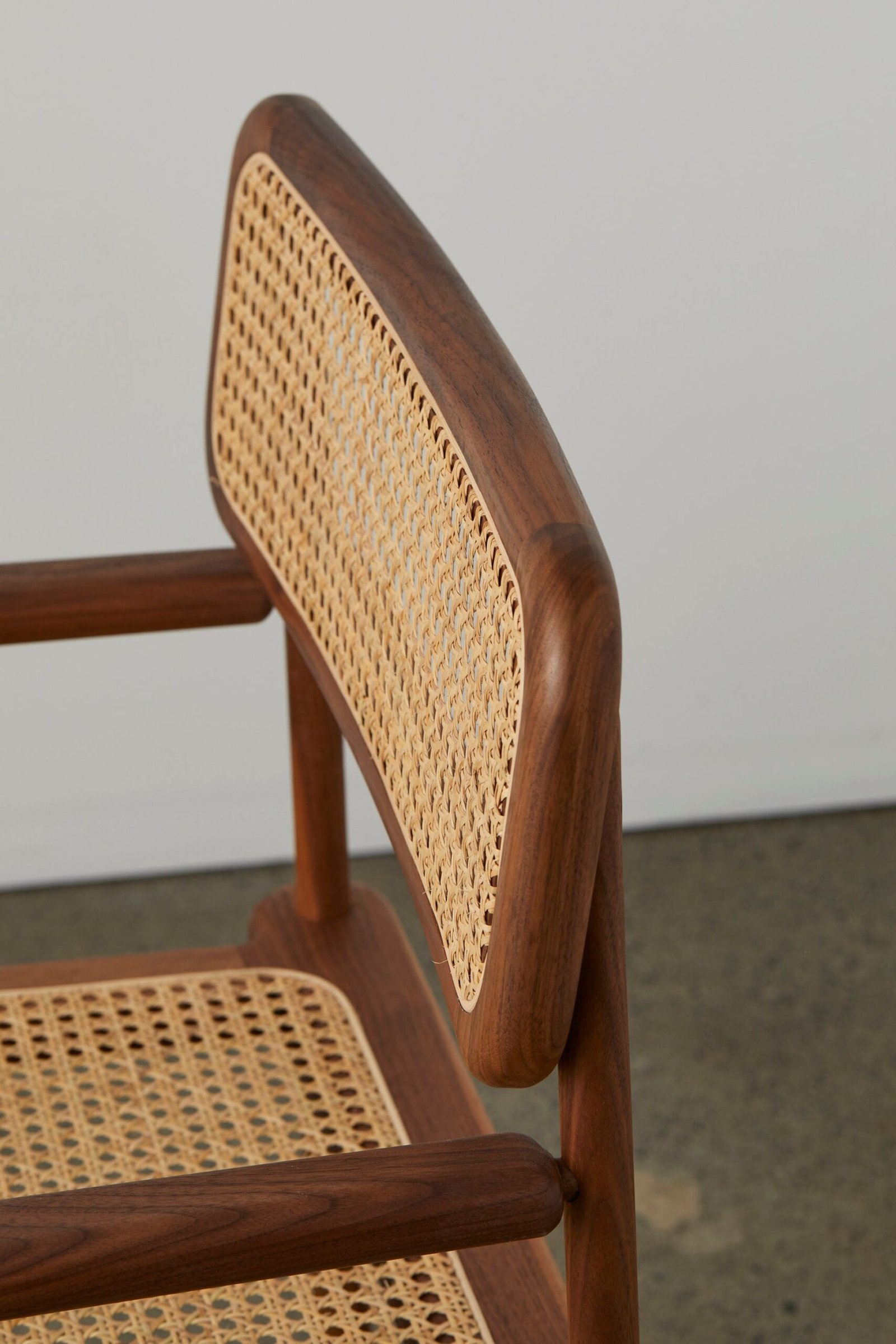 Mandor Sleek Cane Dining Chair - Image 3