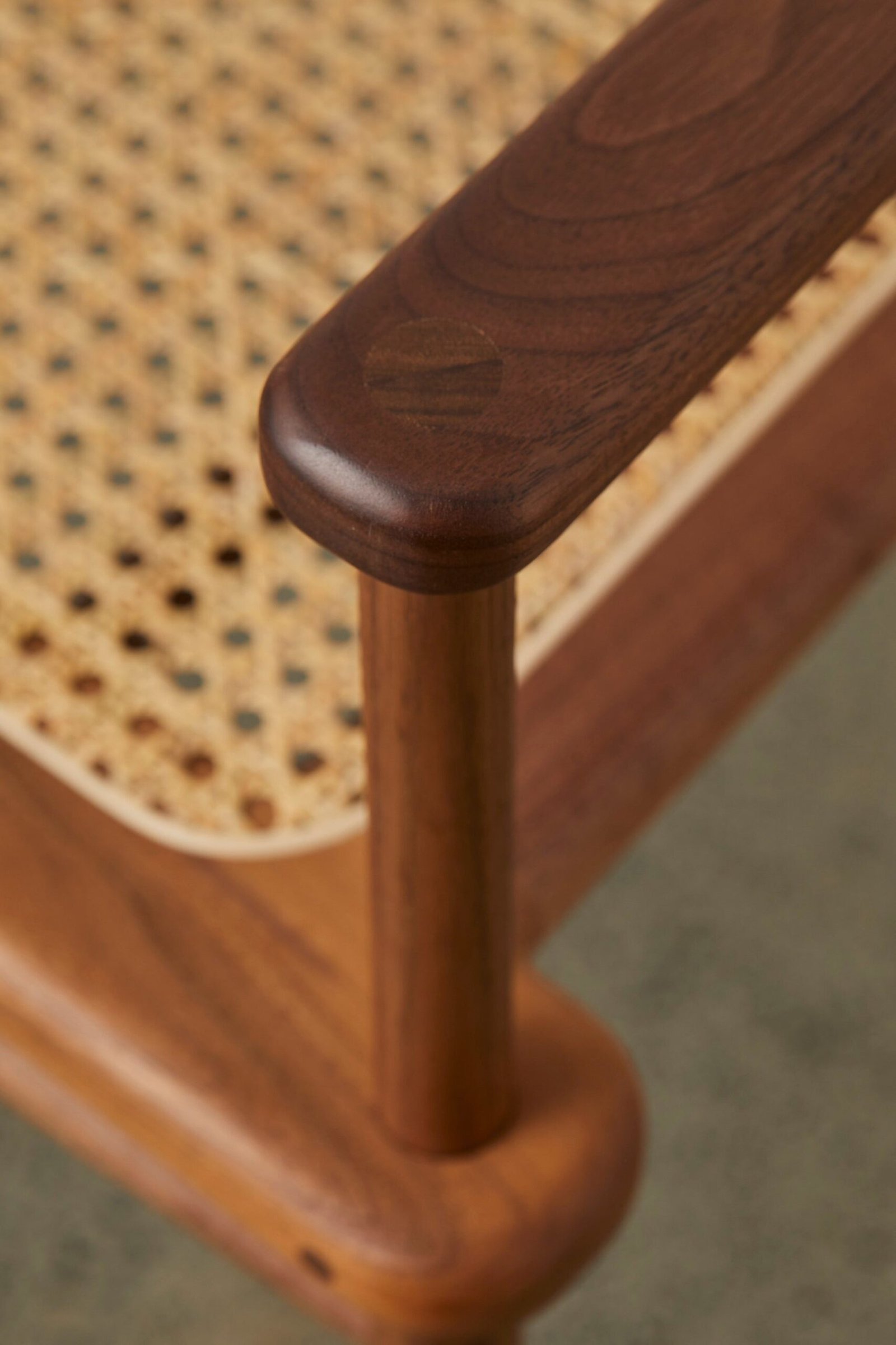 Mandor Sleek Cane Dining Chair - Image 6