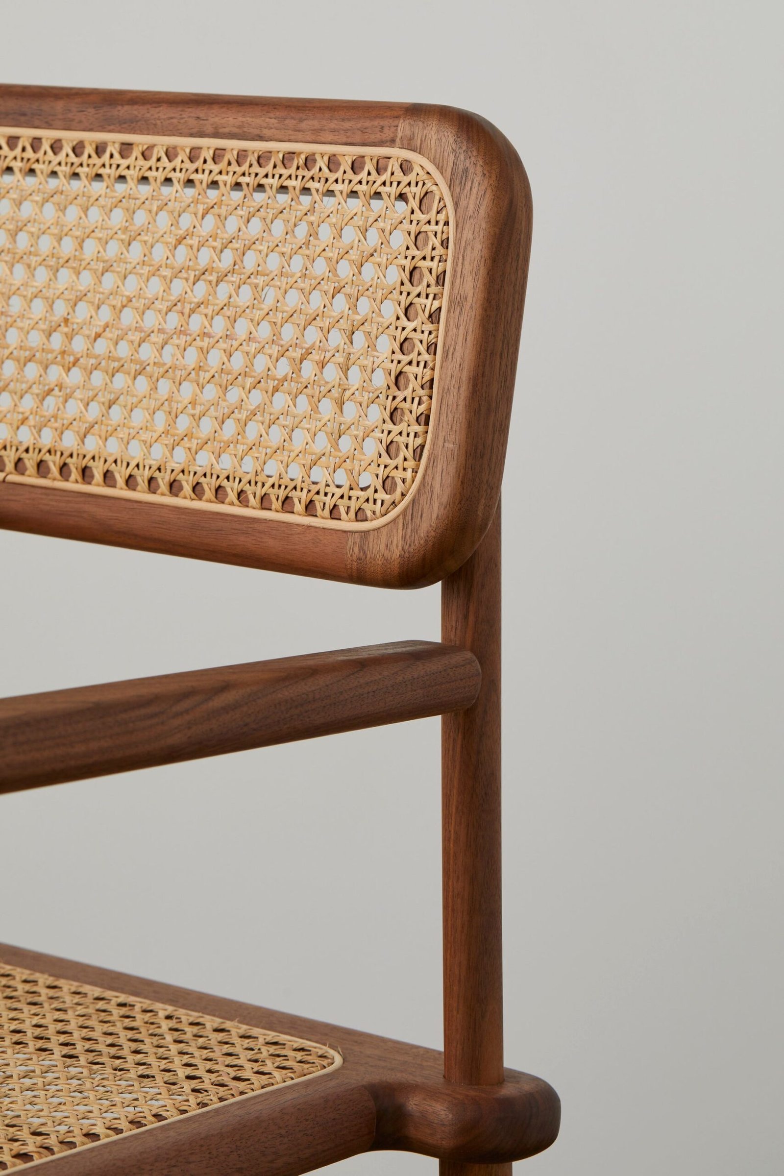 Mandor Sleek Cane Dining Chair - Image 2