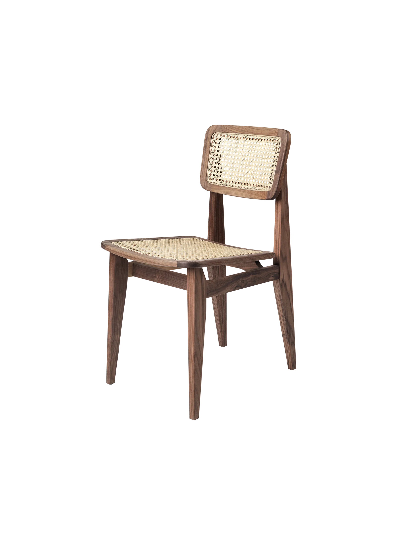 Mandor Premium Solid Wood Dining Chair with Natural Cane - Image 2