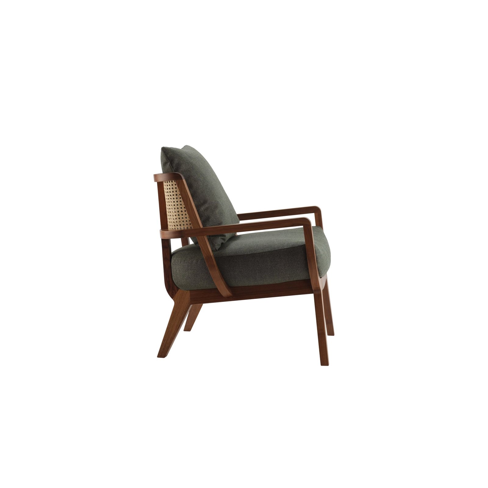 Mandor Premium Low Back Cane Chair - Image 5