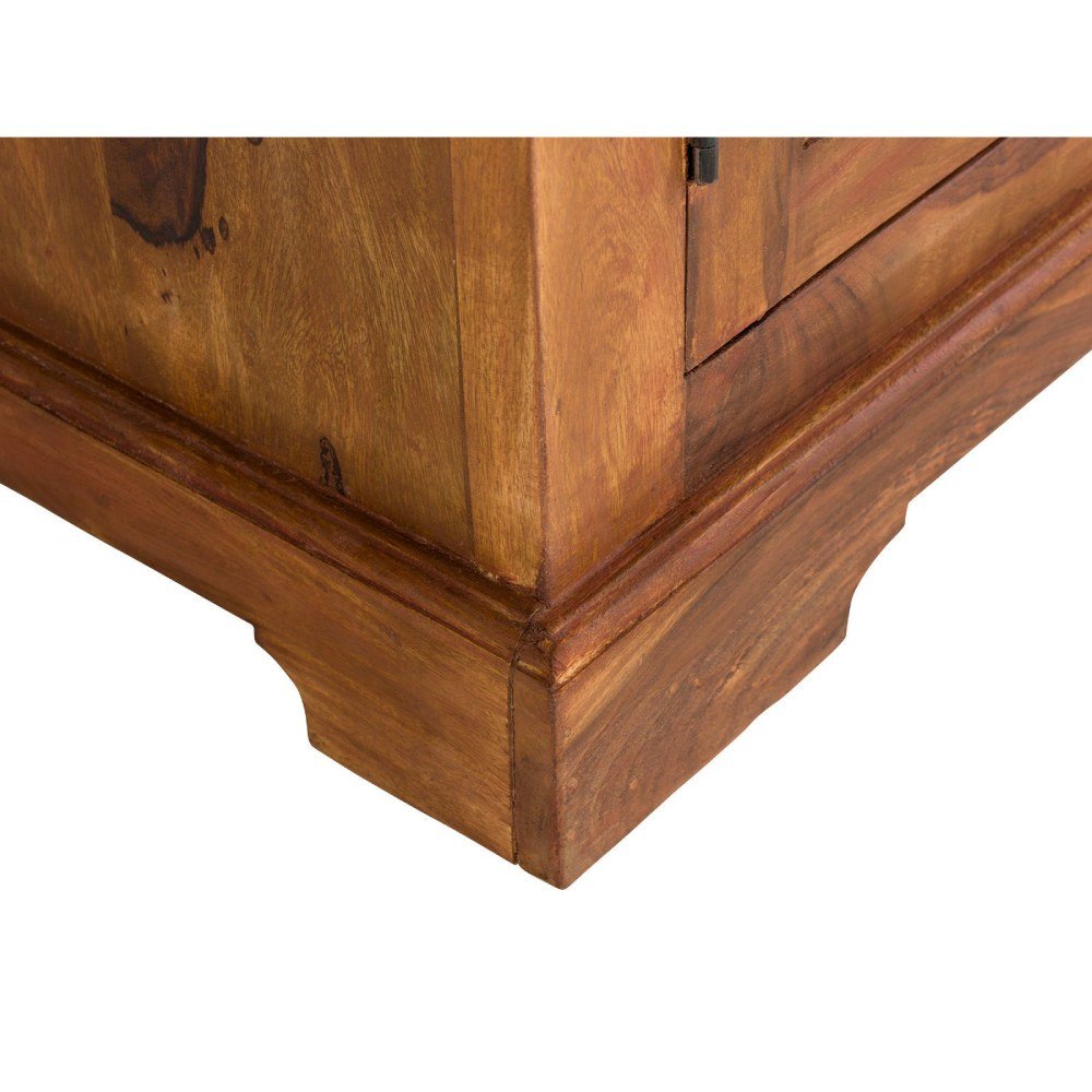 Rustic Solid Sheesham Wood Sideboard - Image 5