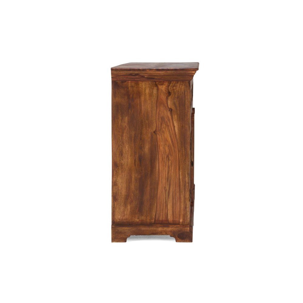 Rustic Solid Sheesham Wood Sideboard #02 - Image 2