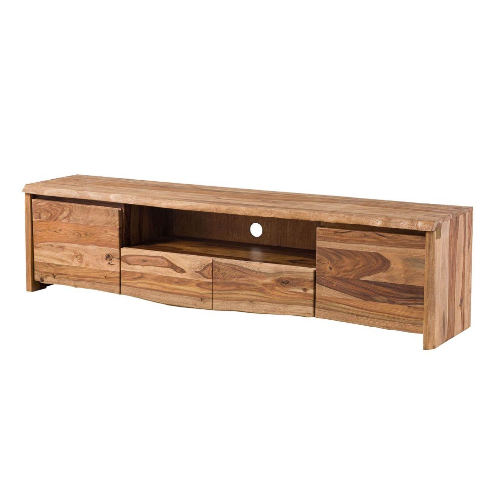 Ranthambhor Sheesham Wood Two Door Two Drawer TV Unit Large - Image 8