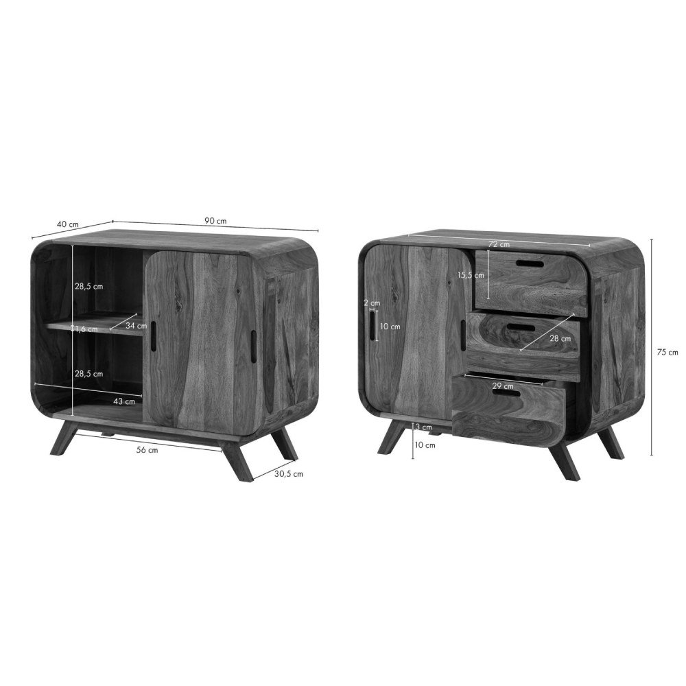 Corbett Sheesham Wood Sideboard #03 - Image 8