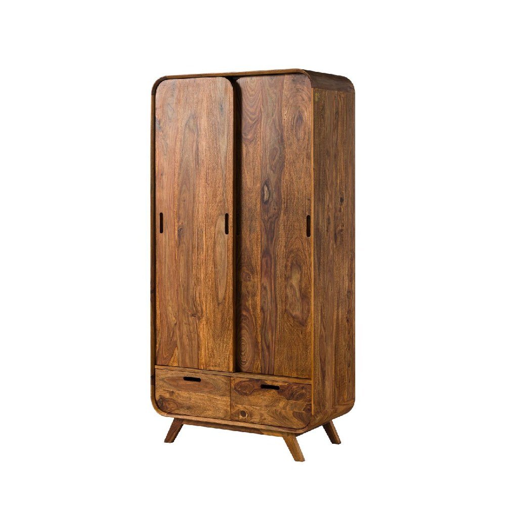 Corbett Sheesham Wood Wardrobe - Image 8