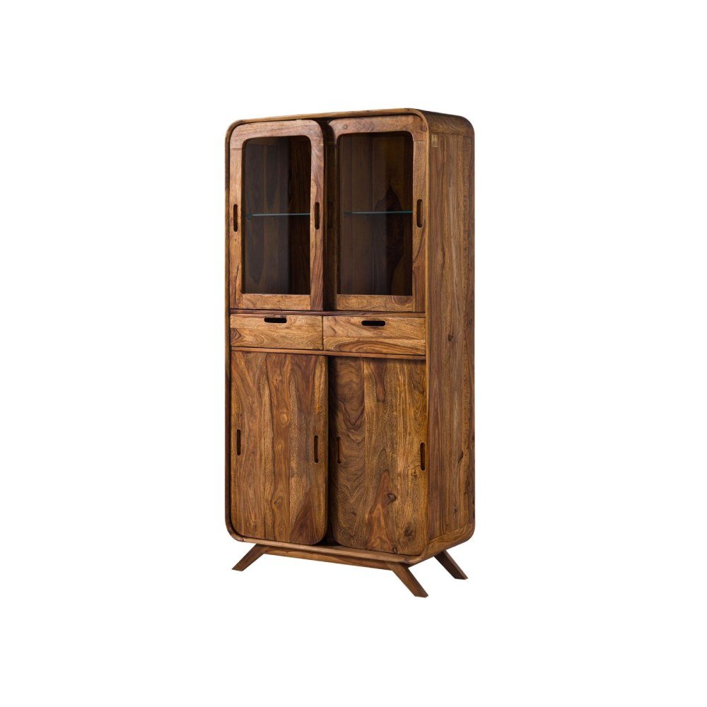 Corbett Sheesham Wood Display Cabinet - Image 8