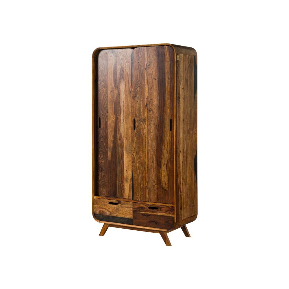 Corbett Sheesham Wood Wardrobe - Image 8