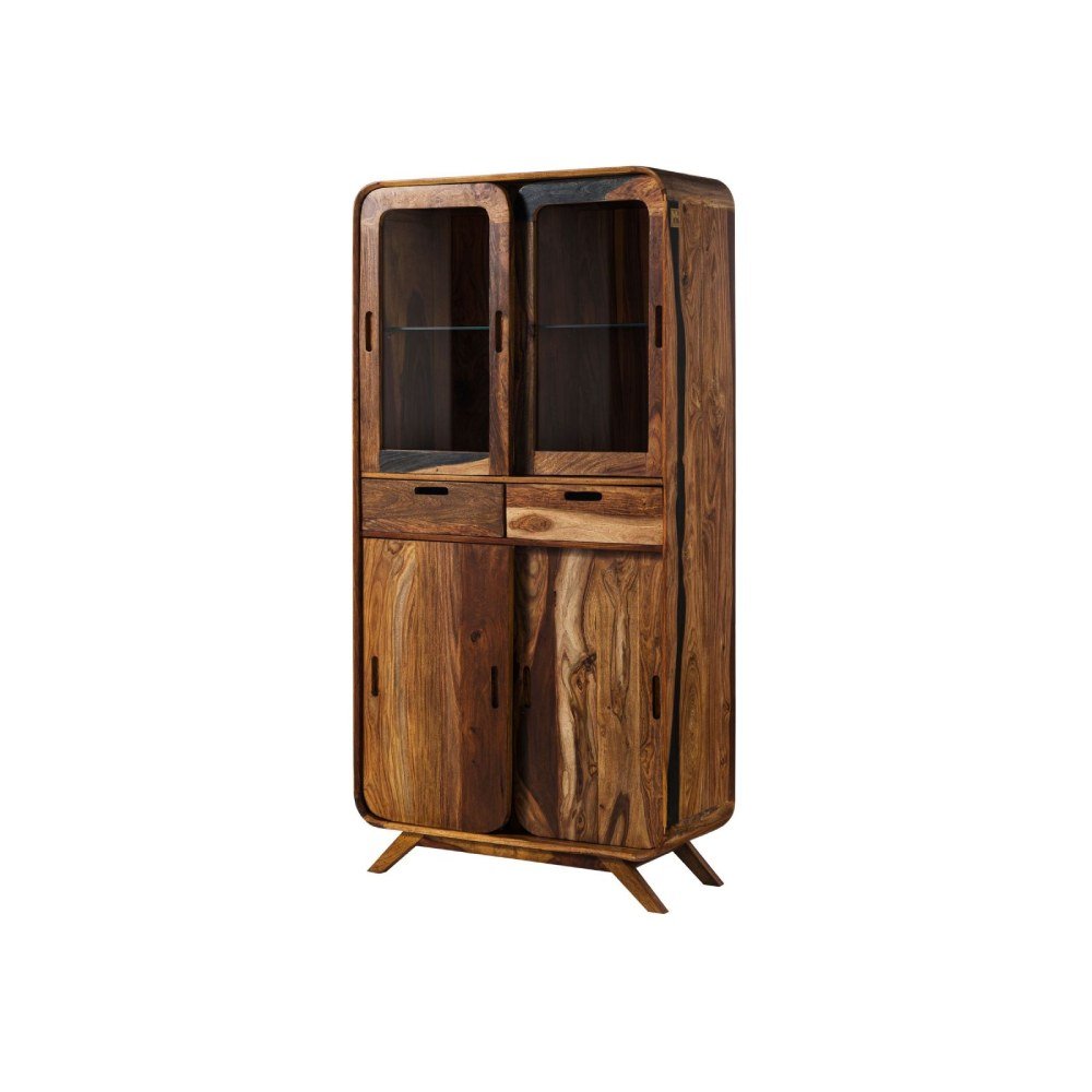 Corbett Sheesham Wood Display Cabinet #02 - Image 9