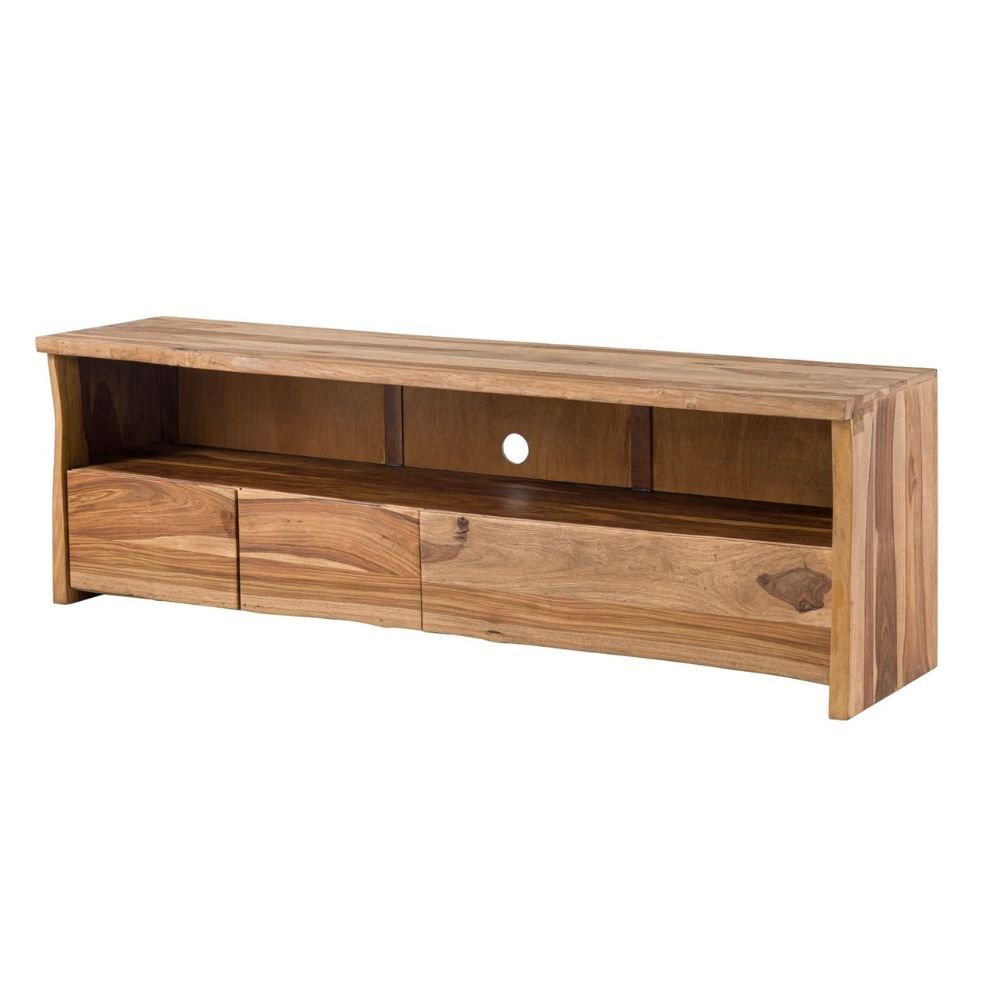 Ranthambhor Sheesham Wood Three Drawers TV Unit - Image 9