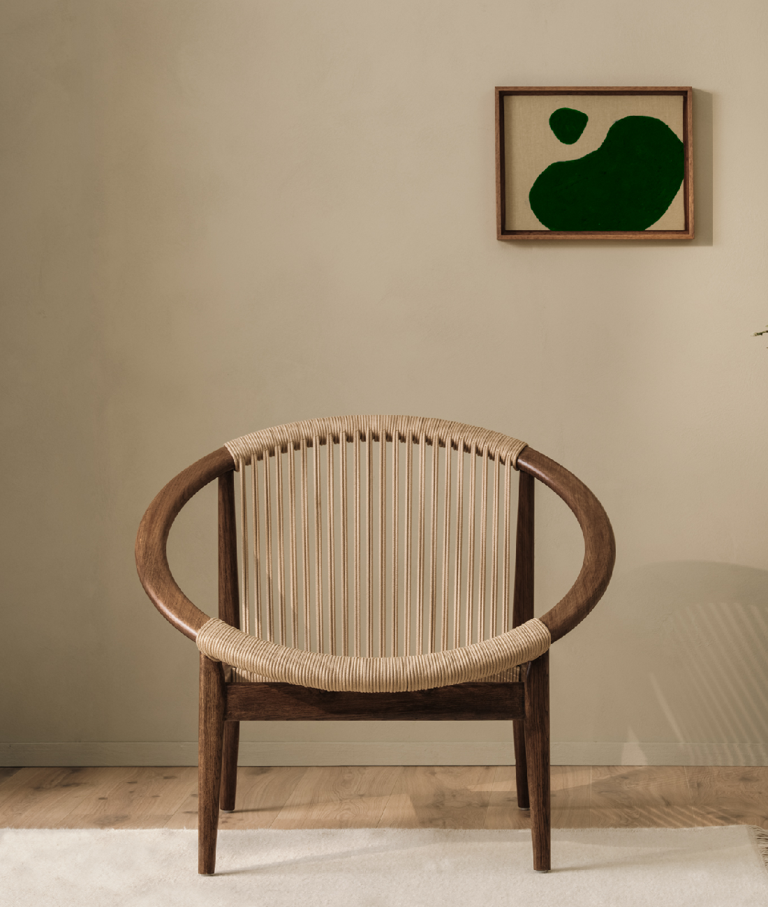 Celine Premium Solid Wood Lounge Chair - Image 4