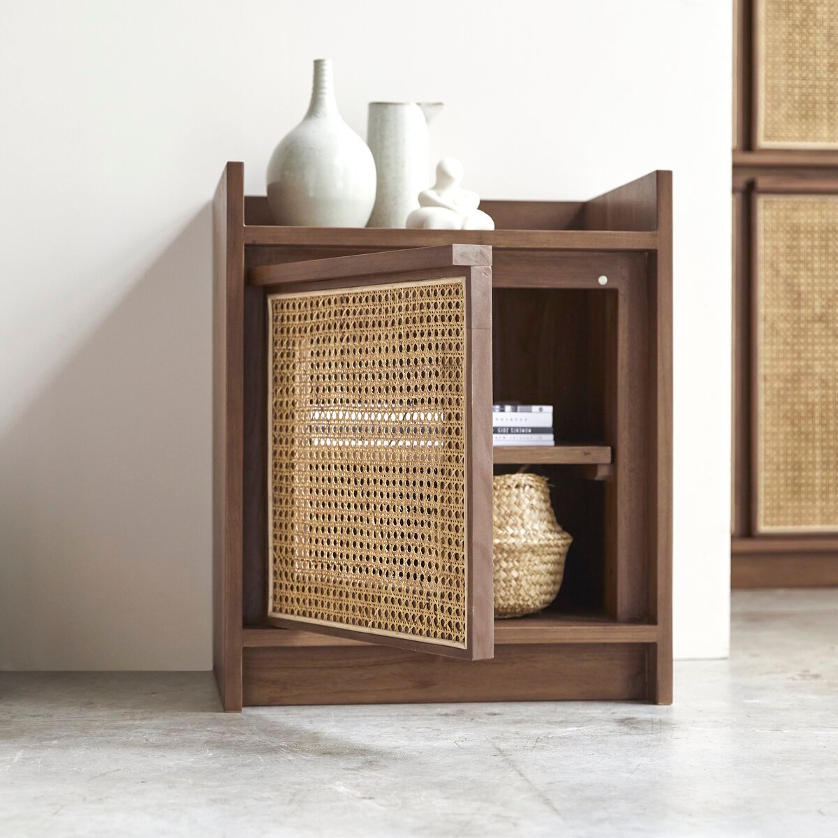 Mandor Premium Cane Bedside - Image 3