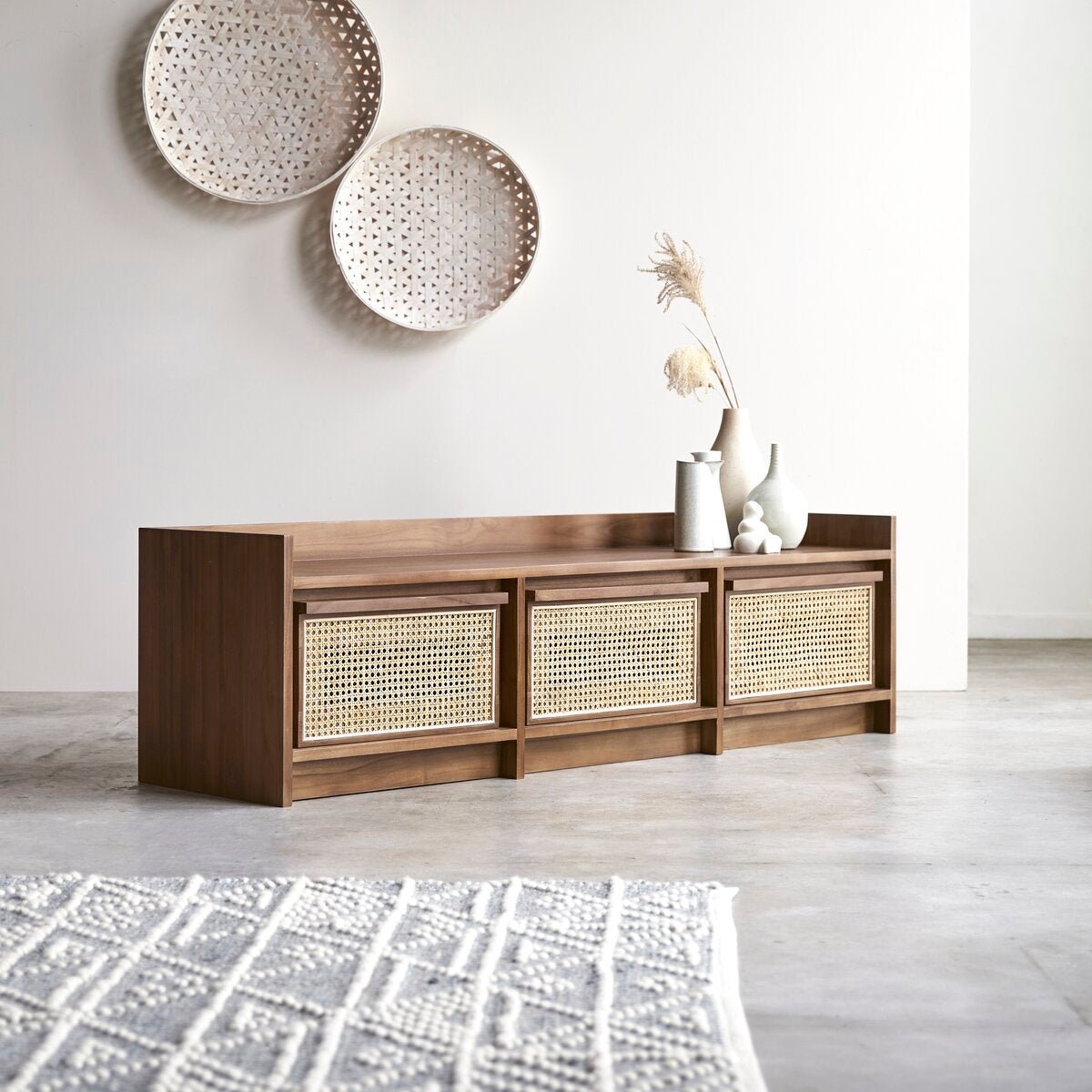 Mandor Solid Wood TV Unit - Image 3