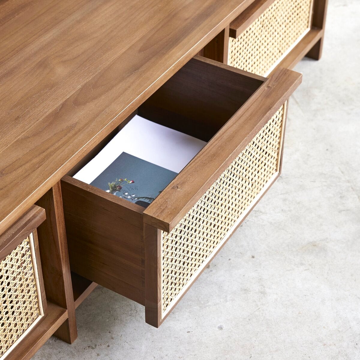 Mandor Solid Wood TV Unit - Image 5