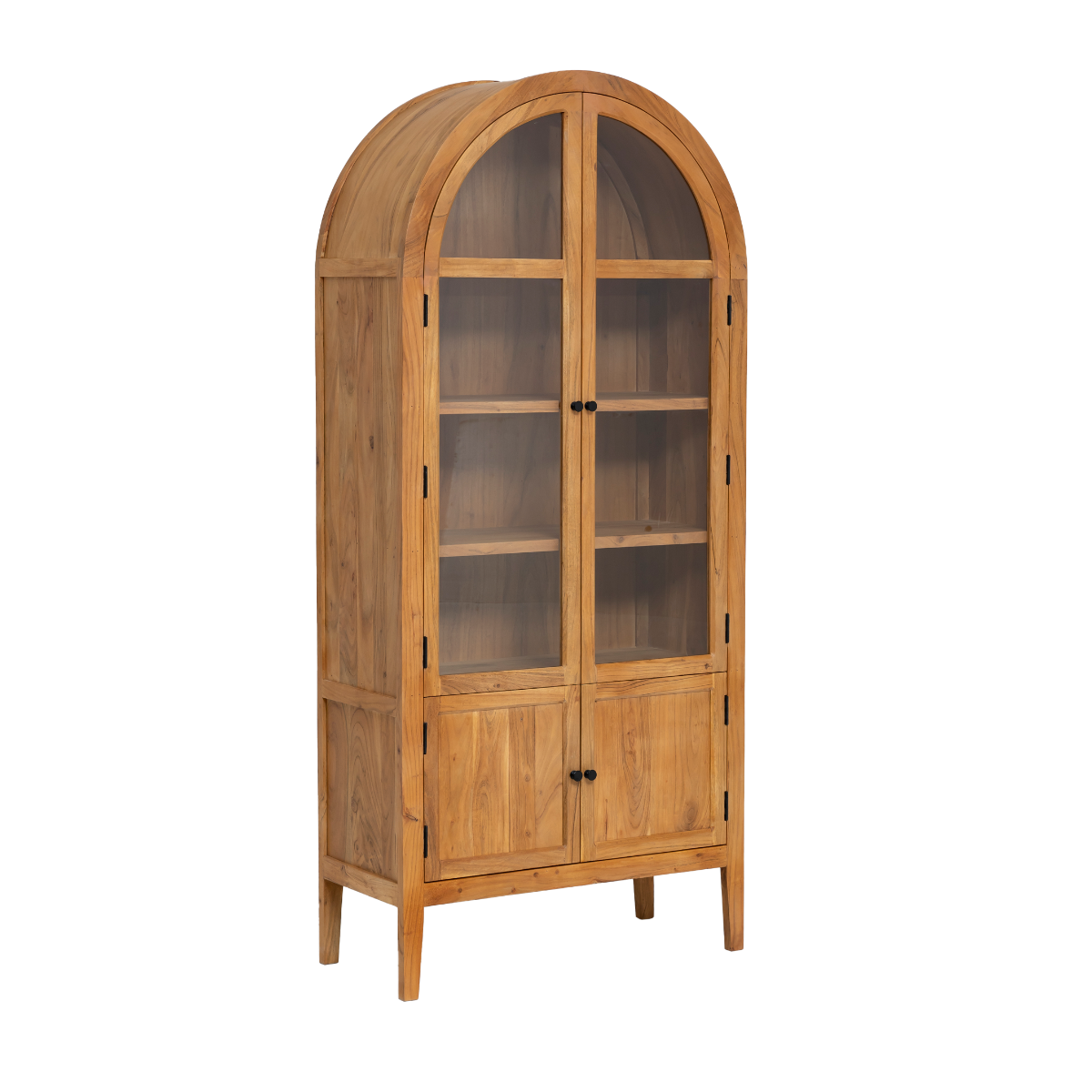 Albert Acacia Wood Display Cabinet - Image 4