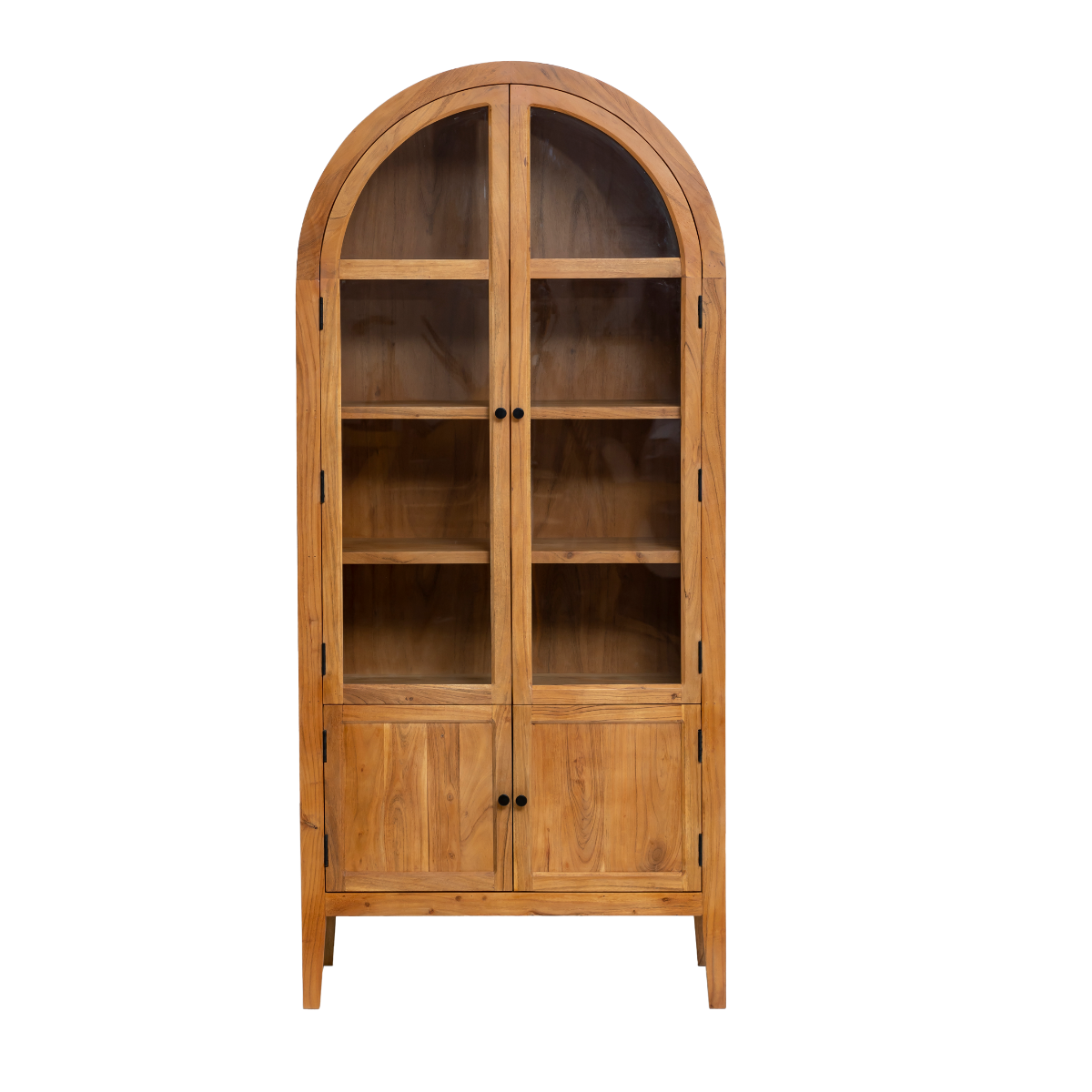 Albert Acacia Wood Display Cabinet - Image 7