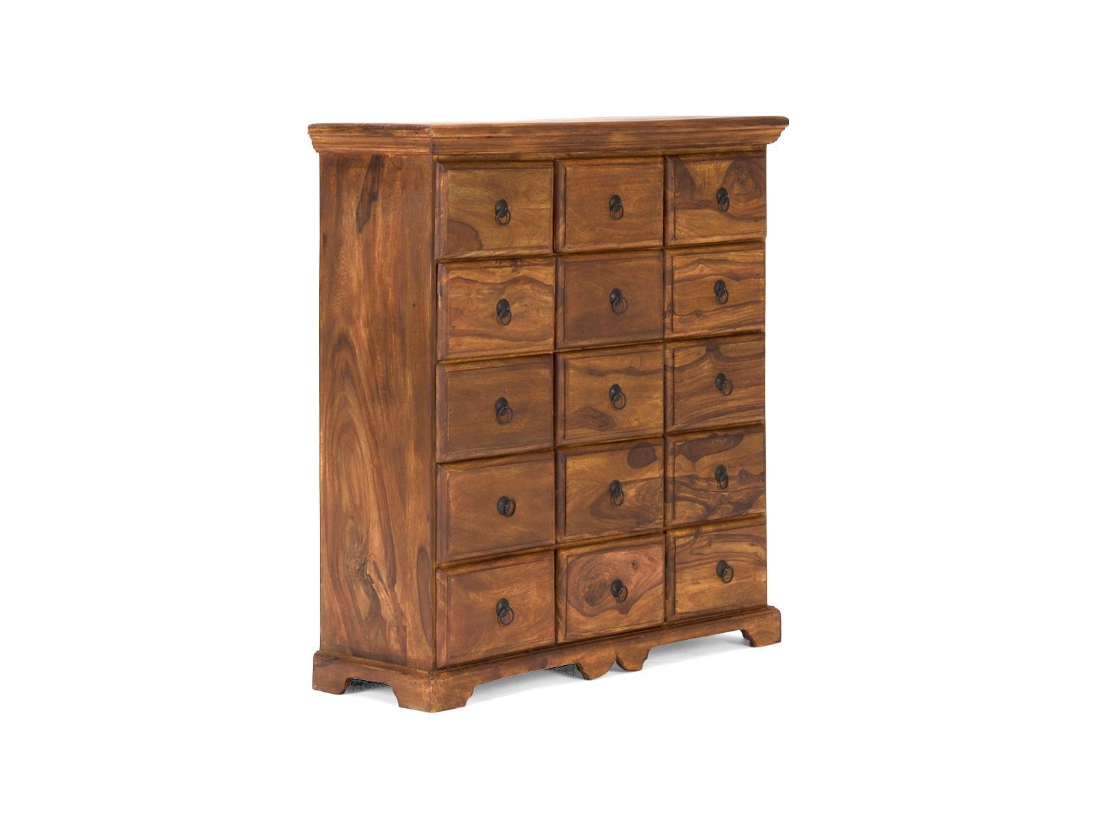 Rustic Solid Wood Apothecary Cabinet - Image 2