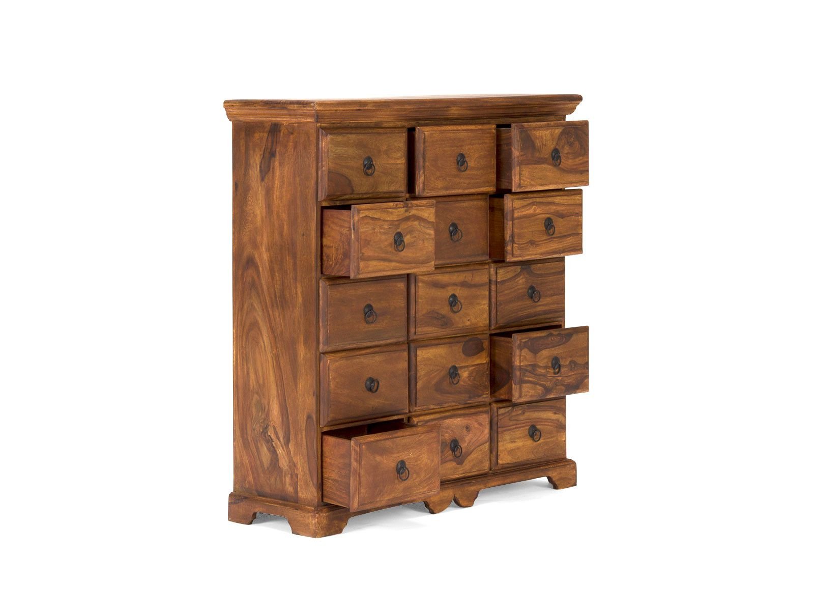 Rustic Solid Wood Apothecary Cabinet - Image 3