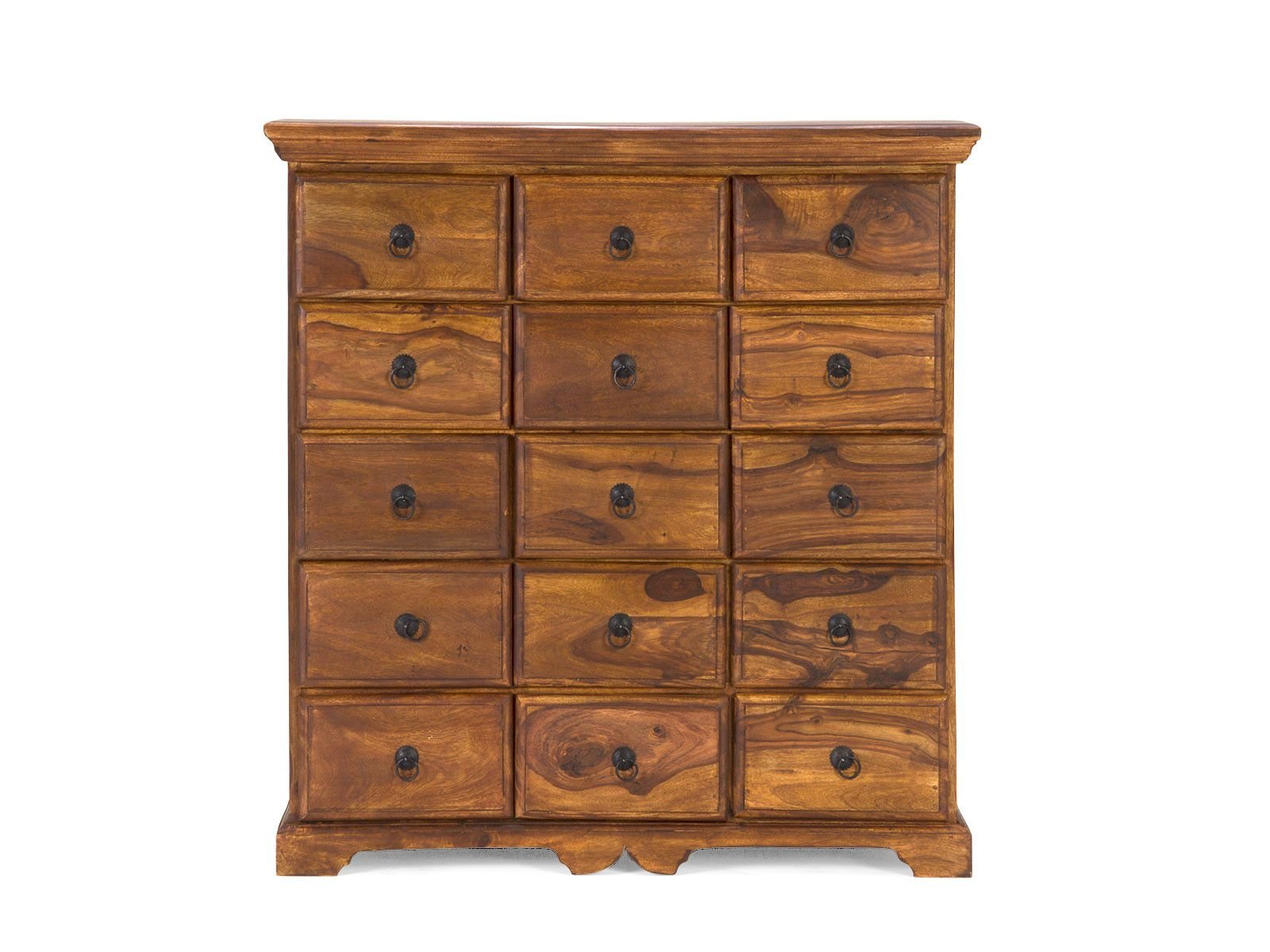 Rustic Solid Wood Apothecary Cabinet