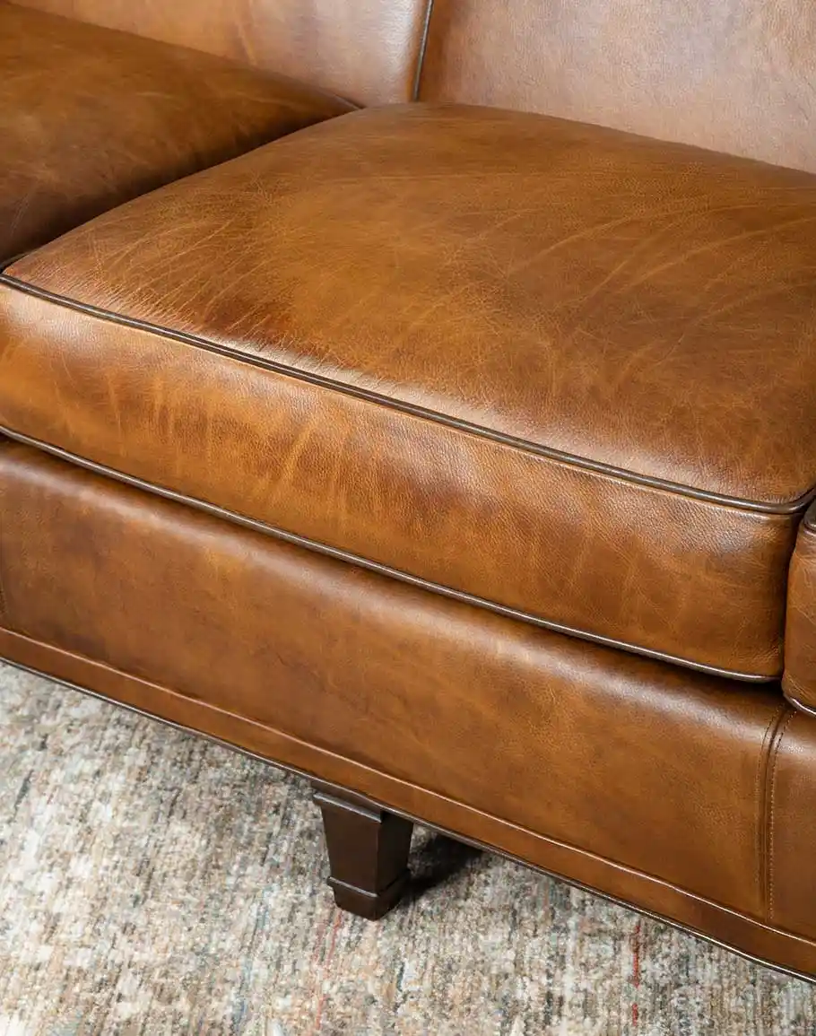 Chesterfield Russell Leather Sofa - Image 8