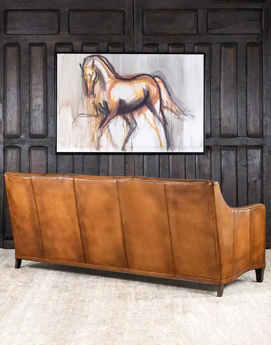 Chesterfield Russell Leather Sofa - Image 4