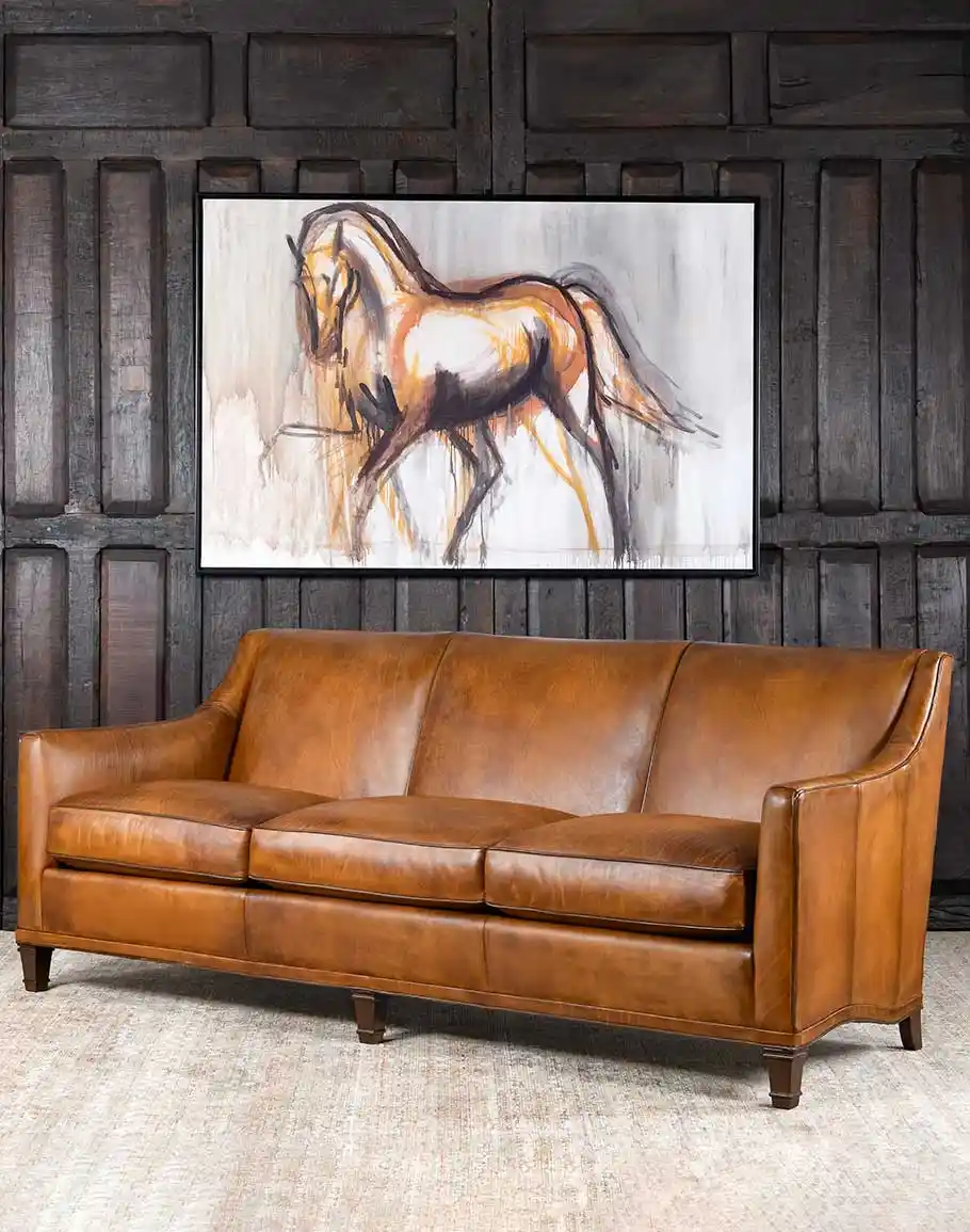 Chesterfield Russell Leather Sofa - Image 2